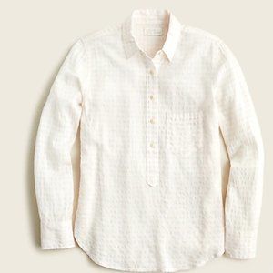 Classic-fit Popover in Crinkle Gingham